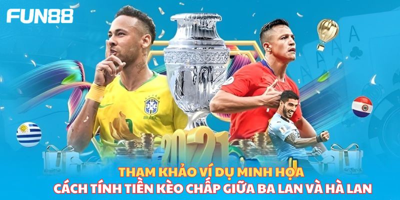 Tham khảo ví dụ minh họa cách tính tiền kèo chấp giữa Ba Lan và Hà Lan